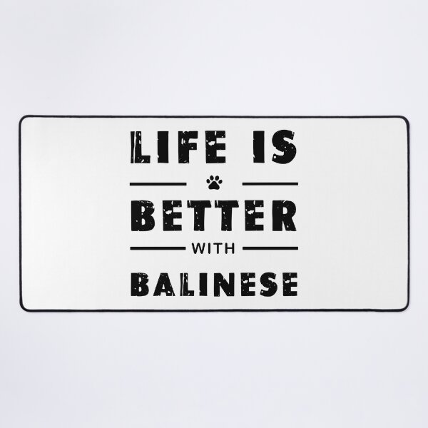 Item preview, Life is better with a Balinese cat designed and sold by artetotal.