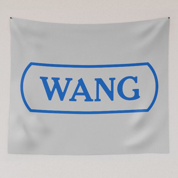Artikelvorschau, Wang Computers - Blauer Knockout entworfen und verkauft von ABSTRACT-IVISM.