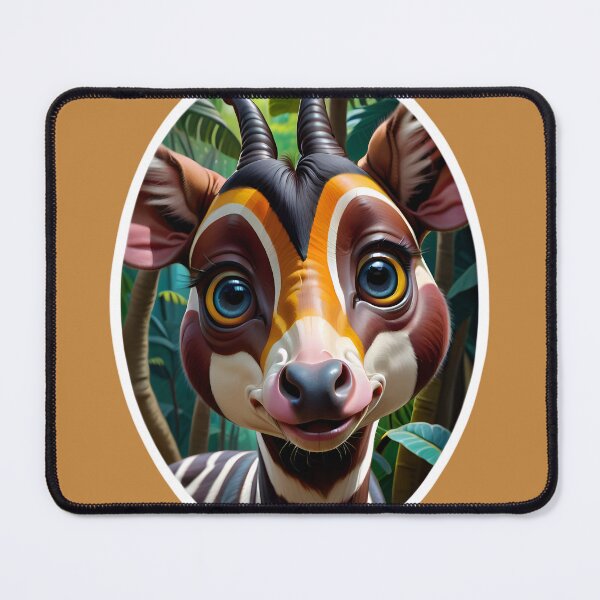 Item preview, Cute African Okapi In The Jungle designed and sold by TheArtOfPat.
