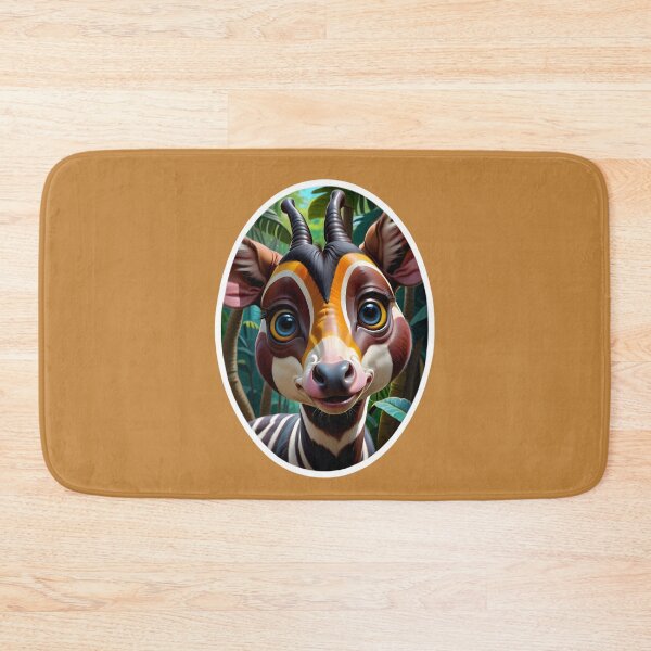 Item preview, Cute African Okapi In The Jungle designed and sold by TheArtOfPat.