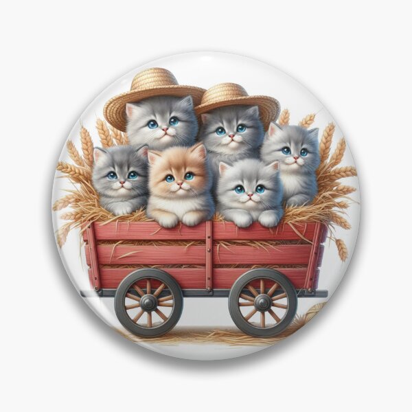 Item preview, Wagon with sweet kittens outfit designed and sold by Clara Fruggeri.