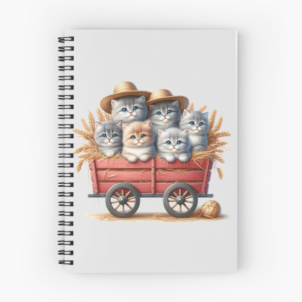 Item preview, Wagon with sweet kittens outfit designed and sold by Clara Fruggeri.