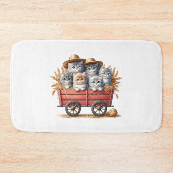 Item preview, Wagon with sweet kittens outfit designed and sold by Clara Fruggeri.