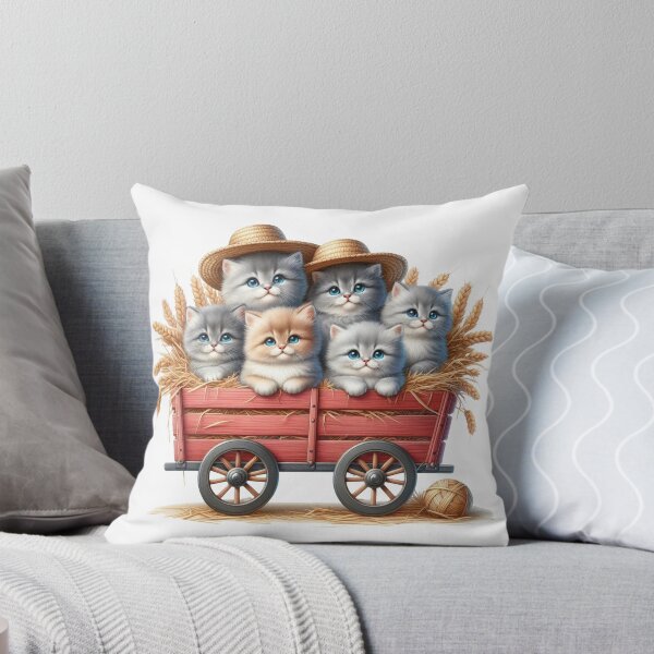 Item preview, Wagon with sweet kittens outfit designed and sold by Clara Fruggeri.