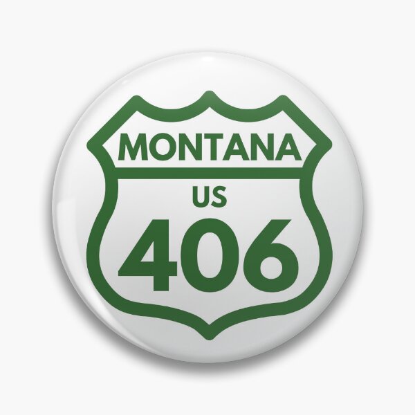 Item preview, Montana 406 (Interstate Sign Design) 03a Green designed and sold by Gilby-Designs.