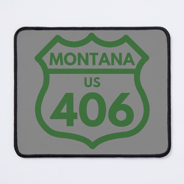 Item preview, Montana 406 (Interstate Sign Design) 03a Green designed and sold by Gilby-Designs.