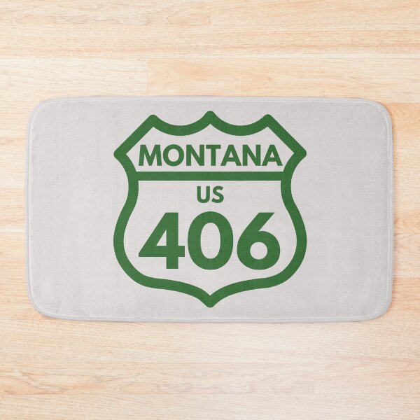 Item preview, Montana 406 (Interstate Sign Design) 03a Green designed and sold by Gilby-Designs.
