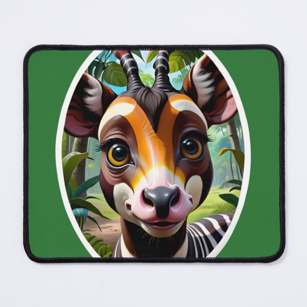 Item preview, Cute African Okapi In The Jungle designed and sold by TheArtOfPat.