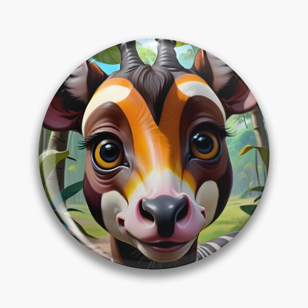 Artikelvorschau, Niedliches afrikanisches Okapi im Dschungel entworfen und verkauft von TheArtOfPat.