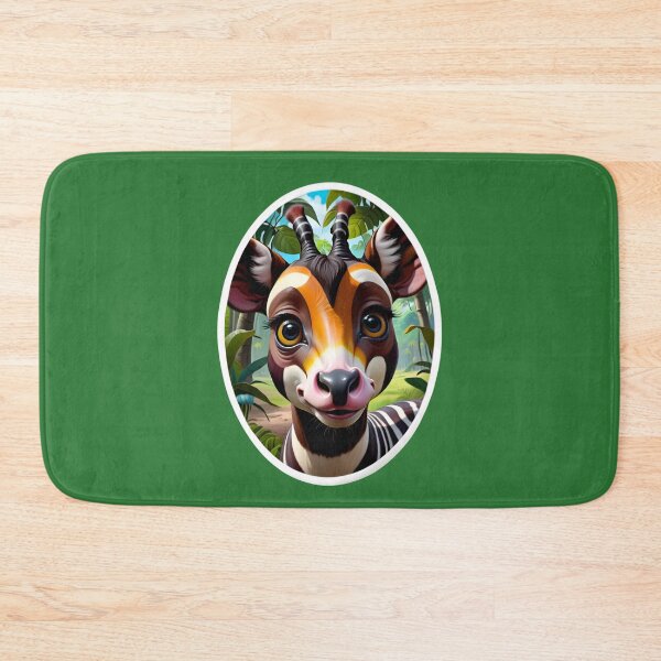 Item preview, Cute African Okapi In The Jungle designed and sold by TheArtOfPat.