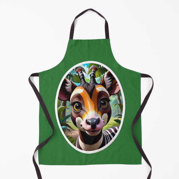 Item preview, Cute African Okapi In The Jungle designed and sold by TheArtOfPat.