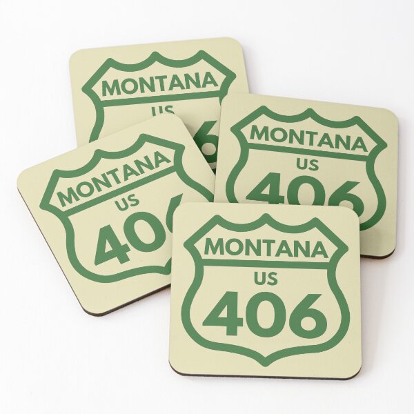 Item preview, Montana 406 (Interstate Sign Design) 03a Green designed and sold by Gilby-Designs.