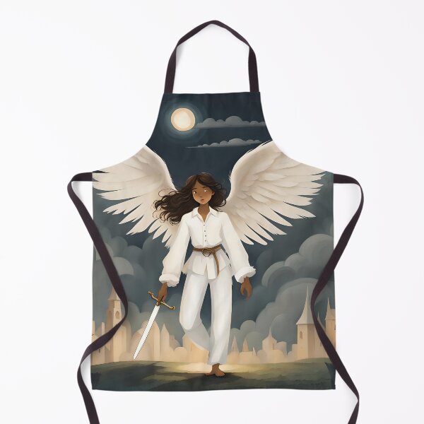 Item preview, Whimsical Guardian Angel, Story Book Art, AI-Generated High-Quality Artwork, Nursery Art, Children's Art, Christian Artwork designed and sold by kelseypryor11.