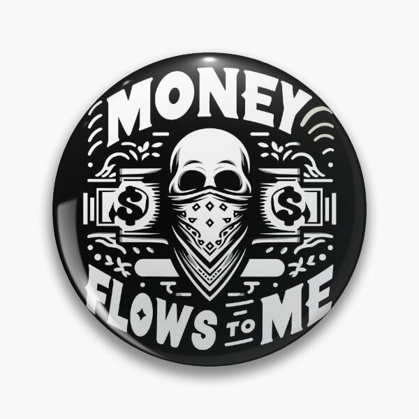 Item preview, Money Flows To Me Black and White Design designed and sold by Artbyminga.
