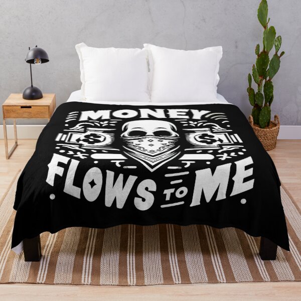 Item preview, Money Flows To Me Black and White Design designed and sold by Artbyminga.