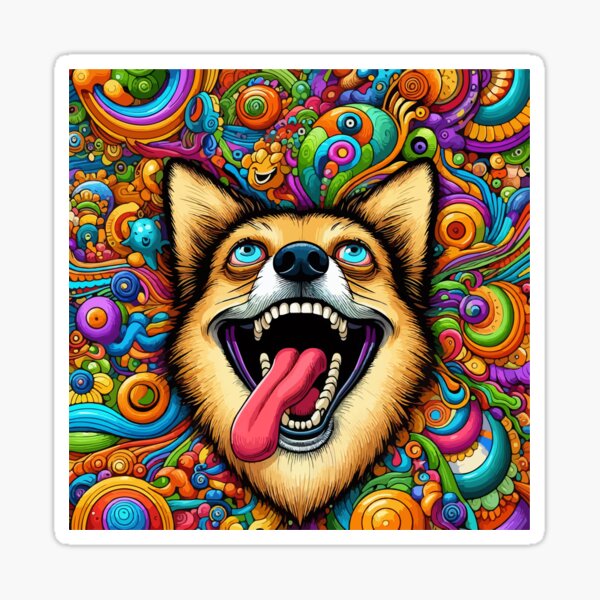 Item preview, The Sober Portrait of a Moderate Canine designed and sold by Gacram.