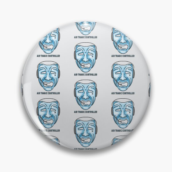 Item preview, Air Tragic Traffic Controller Mask with text  designed and sold by AdventuresOy.