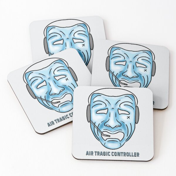 Item preview, Air Tragic Traffic Controller Mask with text  designed and sold by AdventuresOy.