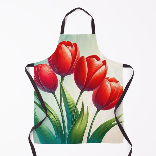 Artikelvorschau, Leuchtend rote Tulpen entworfen und verkauft von HarperSkye.