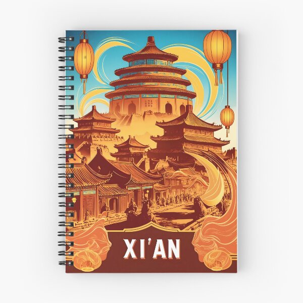 Item preview, Xi'an China Vintage Travel Tourism  designed and sold by TravelersGems.