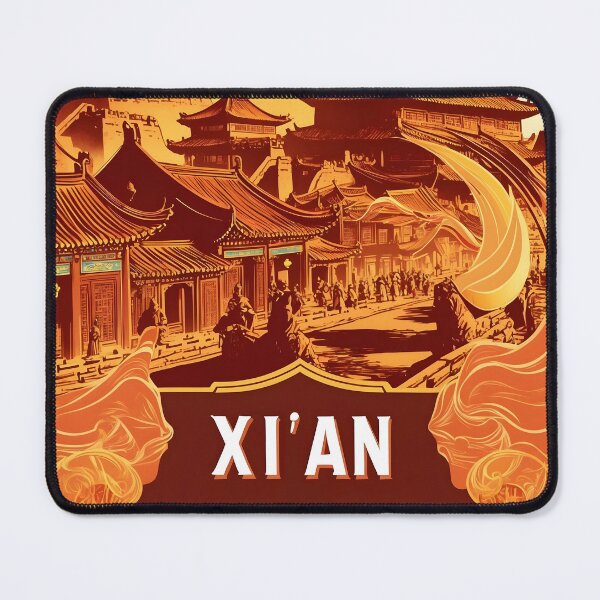 Item preview, Xi'an China Vintage Travel Tourism  designed and sold by TravelersGems.