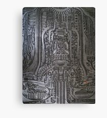 HR Giger Museum, A Floormat. Gruyères, Switzerland Canvas Print