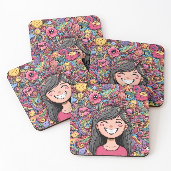 Item preview, Colorful Chaos Behind a Blank Canvas designed and sold by Gacram.