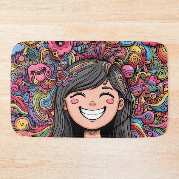 Item preview, Colorful Chaos Behind a Blank Canvas designed and sold by Gacram.