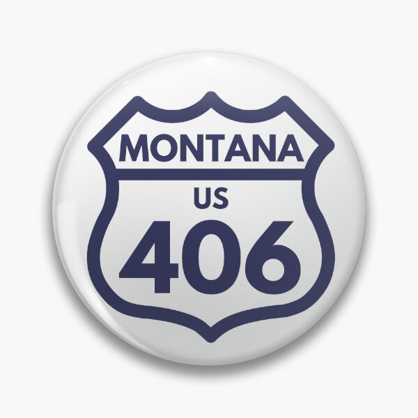 Item preview, Montana 406 (Interstate Sign Design) 03b Blue designed and sold by Gilby-Designs.