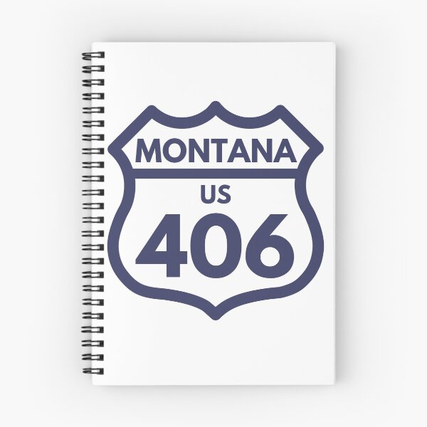 Item preview, Montana 406 (Interstate Sign Design) 03b Blue designed and sold by Gilby-Designs.