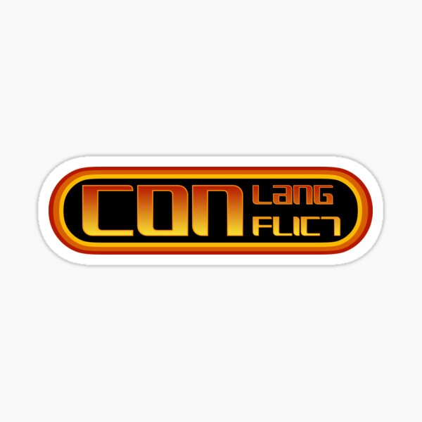 Conlang Conflict Sticker