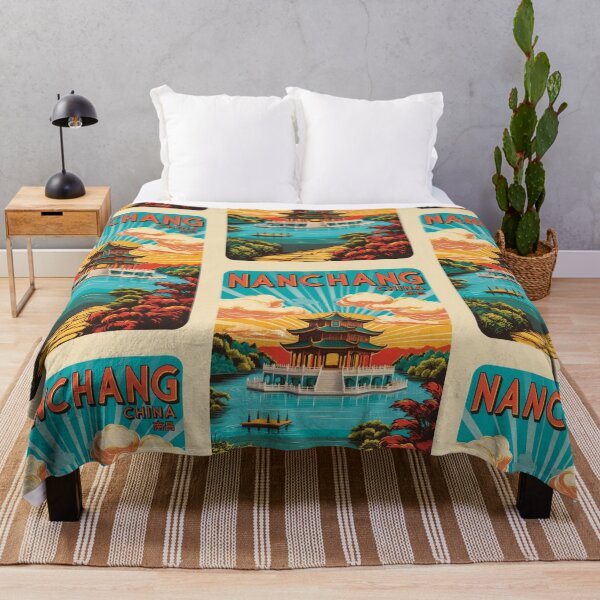Item preview, Nanchang China Vintage Travel Tourism designed and sold by TravelersGems.