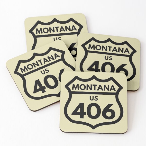 Item preview, Montana 406 (Interstate Sign Design) 03c Black designed and sold by Gilby-Designs.