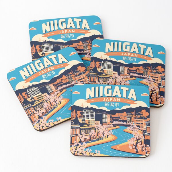 Item preview, Niigata Japan Vintage Travel Tourism  designed and sold by TravelersGems.
