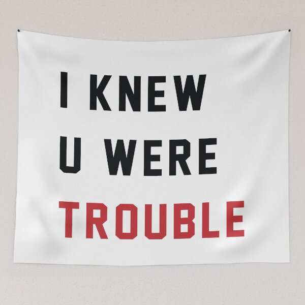 Item preview, I Knew U Were Trouble - Taylor Swift 22 Eras Tour - Swifties designed and sold by Vision-Tees.