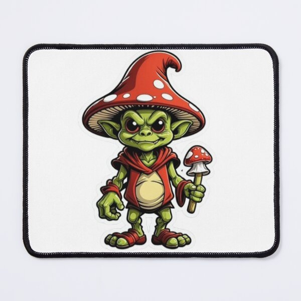 Item preview, Mushroom Goblin Wizard designed and sold by Twizzzles.