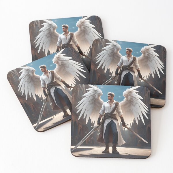 Item preview, Guardian Angel, AI-Generated High-Quality Artwork, Christian Artwork, Angel Warrior, Angel of Protection, Fantasy Art designed and sold by kelseypryor11.