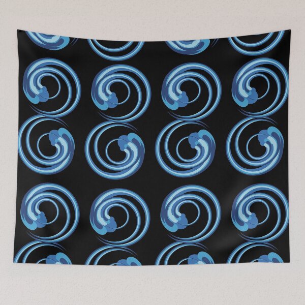 Item preview, Blue Ocean Waves - Pattern Design designed and sold by signshirtz.
