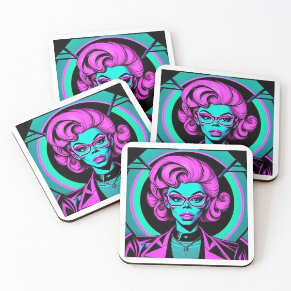 Artikelvorschau, RuPaul Drag Queen - Die wilde Königin entworfen und verkauft von RetroThreadedTs.