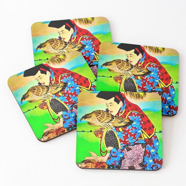 Item preview, Mongolian Falconry Ukiyo designed and sold by Daruma786.