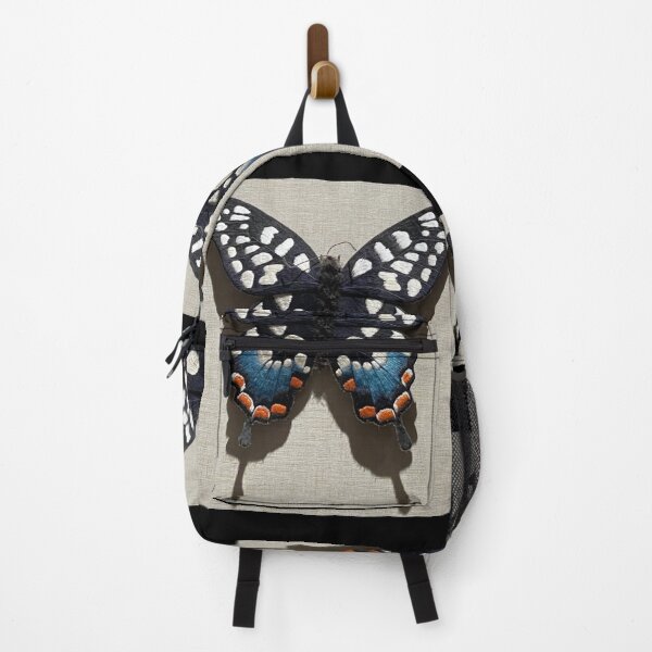 Item preview, -Butterfly Embroidery in Black and Blue designed and sold by ricoflinn.