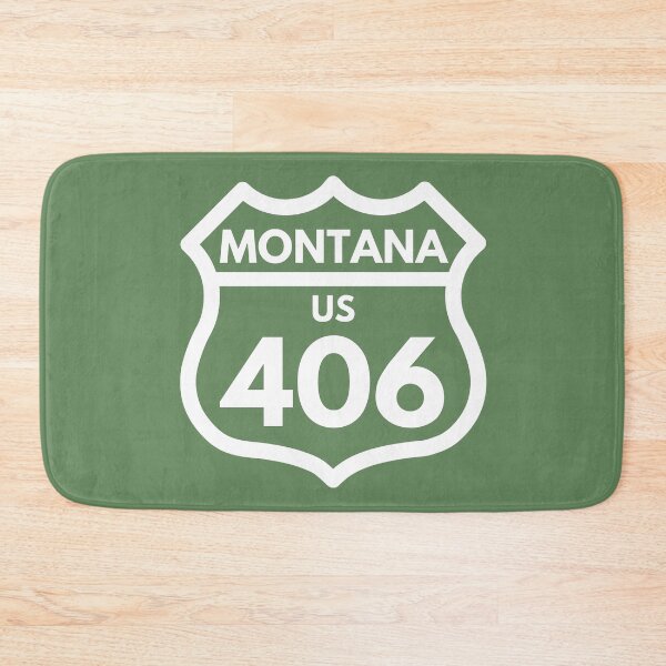 Item preview, Montana 406 (Interstate Sign Design) 03d white designed and sold by Gilby-Designs.