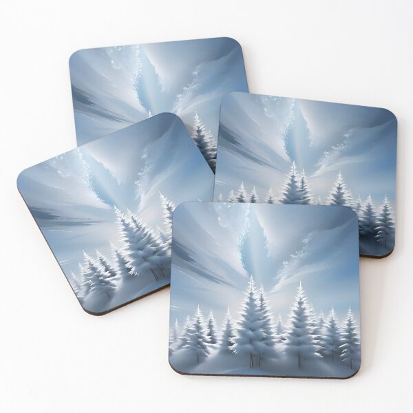Item preview, Snowy Scenery Cold Snap Tall Trees Serene Setting 1 of 4 designed and sold by Beachy.