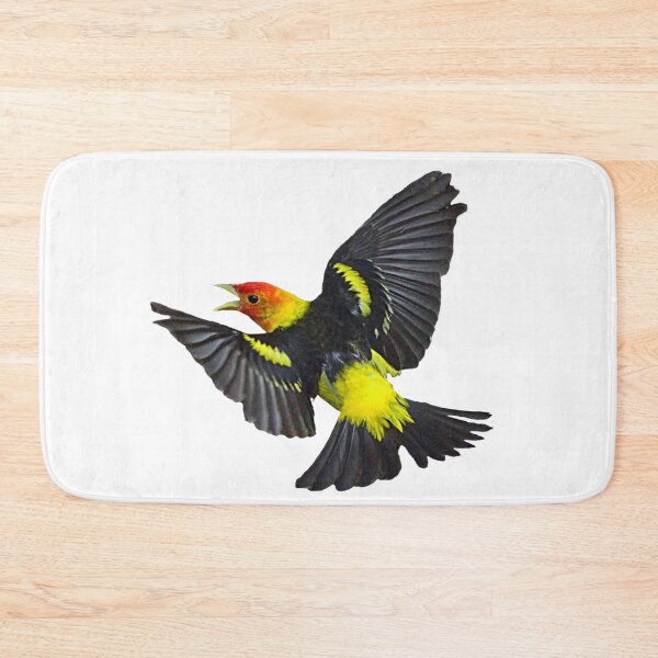 Item preview, Western Tanager flying designed and sold by RickClarkPhotos.