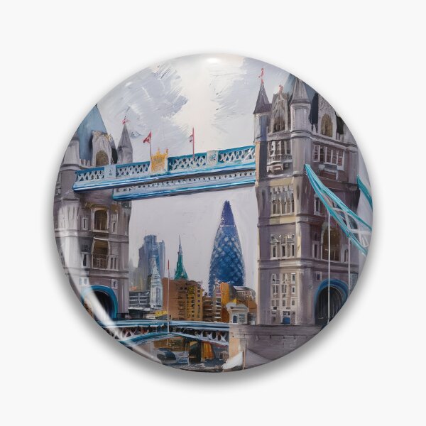 Item preview, Surrealism London Tower Bridge  designed and sold by Coolparrotgirl.