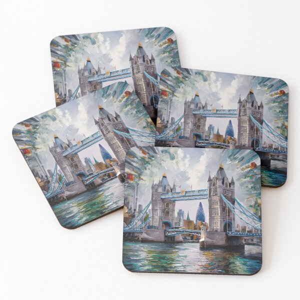 Item preview, Surrealism London Tower Bridge  designed and sold by Coolparrotgirl.