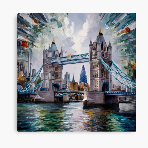 Item preview, Surrealism London Tower Bridge  designed and sold by Coolparrotgirl.