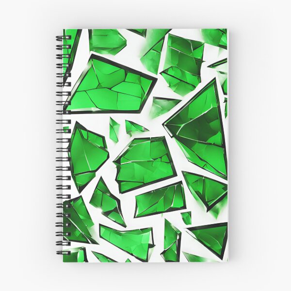 Aperçu de l'œuvre Verre brisé vert créée et vendue par PastelDreamz.