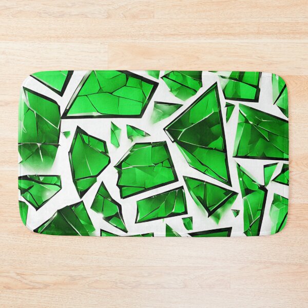 Artikelvorschau, Grünes zerbrochenes Glas entworfen und verkauft von PastelDreamz.