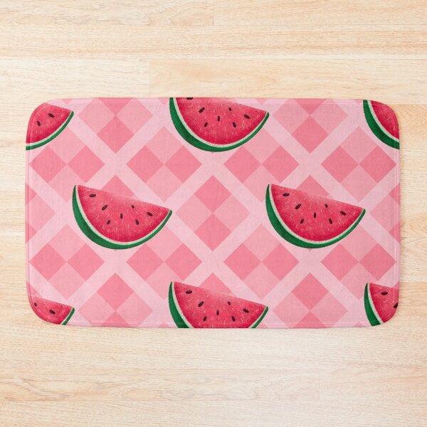 Item preview, Watermelon Pink Plaid - Gingham designed and sold by Saki Desjardins.